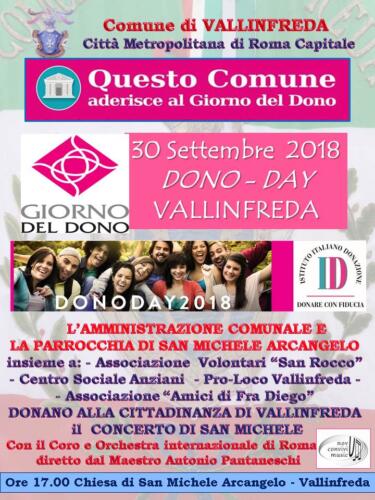 2018_09 Locandina_Dono-Day